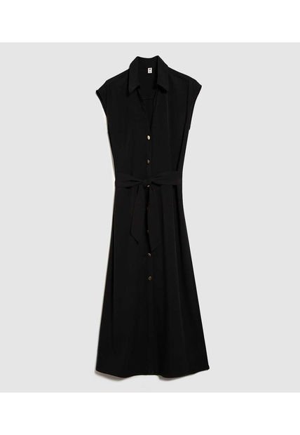 Vestido Para Mujer Manga Sisa Color Negro Marca Ostu #40170290