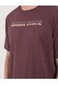 Camiseta Regular Fit Con Screen  Para Hombre Café Ostu de Ostu