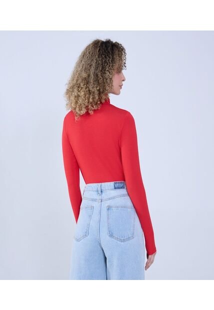 Camiseta Para Mujer Manga Larga Color Rojo Marca Ostu #40092238