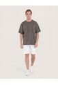Camiseta Oversize Manga Corta  Para Hombre Verde Ostu de Ostu
