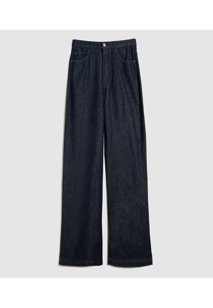 Jean Para Mujer Wide-Leg Color Azul  Marca Ostu #40160474