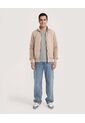 Chaqueta Cuello Alto  Para Hombre Café Ostu de Ostu