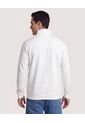 Buzo Half Zipper Contrast  Para Hombre Crema Ostu de Ostu