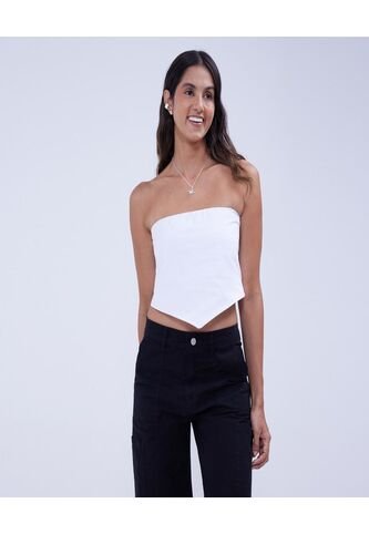 Blusa Para Mujer Manga Sisa Color Blanco Marca Ostu #40121070 Ostu