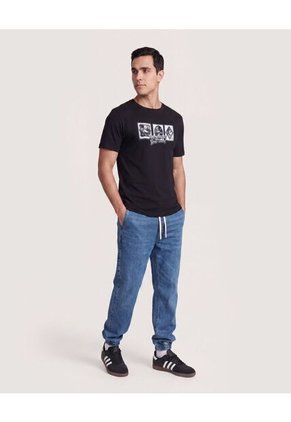 Camiseta Suspicious Energy  Para Hombre Negro Ostu