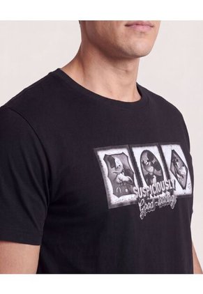 Camiseta Suspicious Energy  Para Hombre Negro Ostu