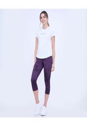 Camiseta Para Mujer Manga Corta Cuello Redondo Color Blanco Marca Ostu #40092275