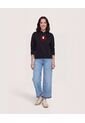 Hoodie Villanas Never After  Para Mujer Negro Ostu de Ostu
