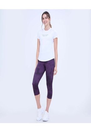 Camiseta Para Mujer Manga Corta Cuello Redondo Color Blanco Marca Ostu #40092275