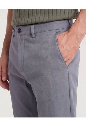 Pantalón Formal Essential  Para Hombre Gris Ostu