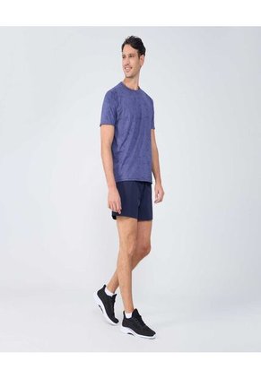 Camiseta Para Hombre Manga Corta Color Azul Marca Ostu #60091500