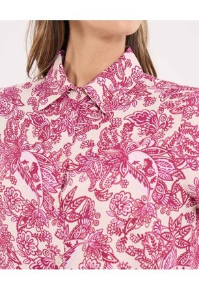 Camisa Para Mujer Manga Corta Color Morado Marca Ostu #40010333