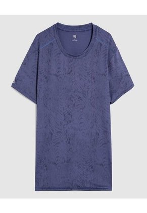 Camiseta Para Hombre Manga Corta Color Azul Marca Ostu #60091500