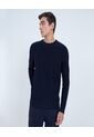 Saco Para Hombre Cuello Redondo Color Azul Marca Ostu #60330047 de Ostu