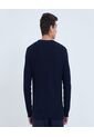 Saco Para Hombre Cuello Redondo Color Azul Marca Ostu #60330047 de Ostu