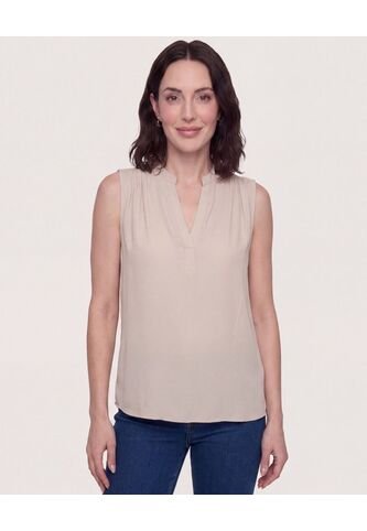 Blusa Manga Sisa  Para Mujer Café Ostu Ostu