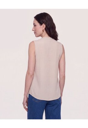 Blusa Manga Sisa  Para Mujer Café Ostu