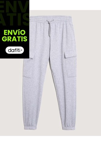 Pantalón  Para Hombre Jogger Color Gris Marca Ostu #60070482 Ostu