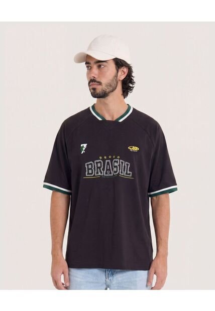 Camiseta Mundial Brasil 2026  Para Hombre Negro Ostu