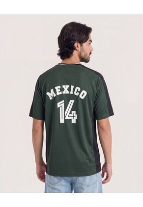 Camiseta Mundial México 2026  Para Hombre Verde Ostu