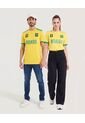 Camiseta Mundial Brasil 2026 Para Hombre Amarillo Ostu de Ostu