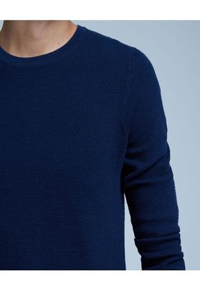 Saco Para Hombre Cuello Redondo Color Azul  Marca Ostu #60330033