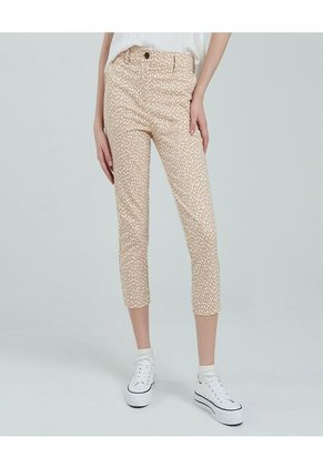 Pantalon Para Mujer Capri Color Café Oscuro Marca Ostu #40070526