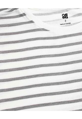 Camiseta Para Mujer Manga Corta Color Blanco Marca Ostu #40092096 Ostu