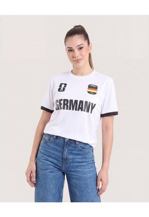 Camiseta Mundial Germany 2026 Para Hombre Blanco Ostu