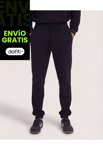 Pantalón  Para Hombre Jogger Color Negro Marca Ostu #60070555 Ostu