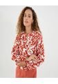 Blusa Para Mujer Manga Larga Color Naranja Marca Ostu #40121174 de Ostu