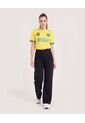 Camiseta Mundial Brasil 2026 Para Hombre Amarillo Ostu de Ostu