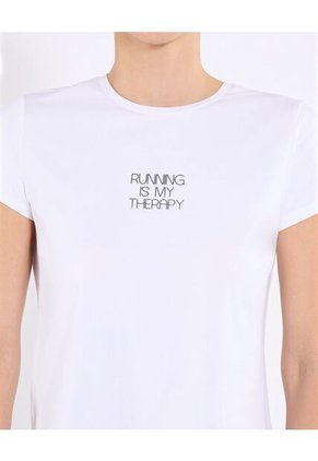 Camiseta  Para Mujer Manga Corta Cuello Redondo Color Blanco Marca Ostu #40092808