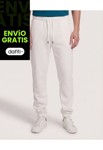 Pantalón  Para Hombre Jogger Color Crema Marca Ostu #60070545 Ostu