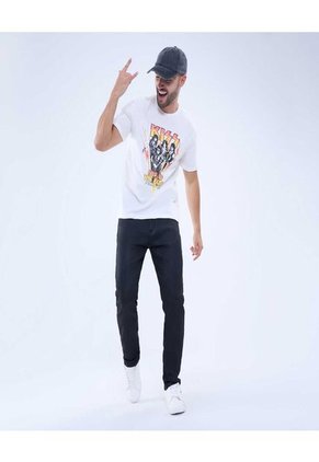 Camiseta Estampado Kiss  Para Hombre #60091600 Ostu