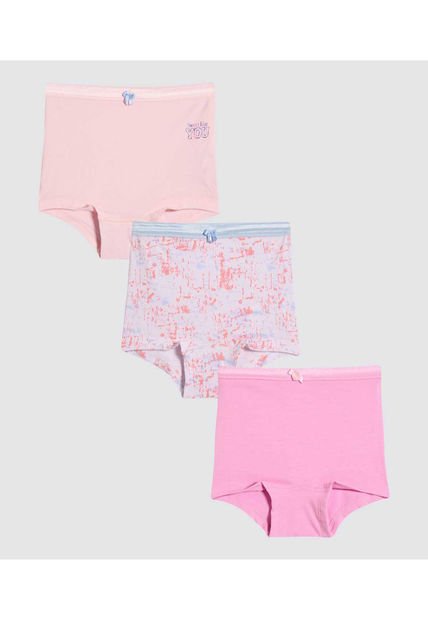 Boxer Para Niña  Color Pack X Marca Ostu #90180071