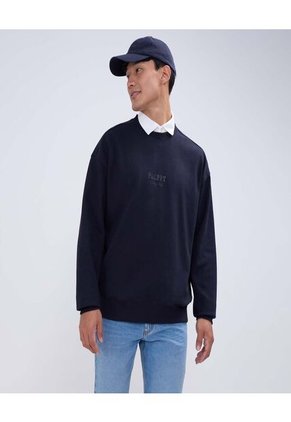 Buzo Para Hombre Cuello Redondo Color Azul  Marca Ostu #60060466