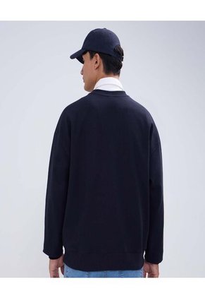 Buzo Para Hombre Cuello Redondo Color Azul  Marca Ostu #60060466