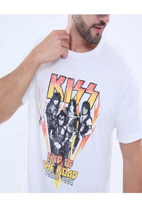 Camiseta Estampado Kiss  Para Hombre #60091600 Ostu