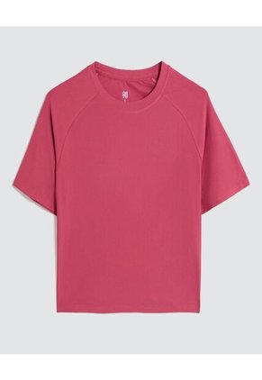 Camiseta Para Mujer Manga Corta Color Rojo Marca Ostu #40092287