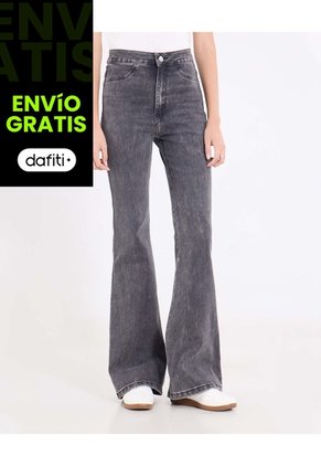 Jean Para Mujer Jeggings Flare Color Negro Marca Ostu #40160615