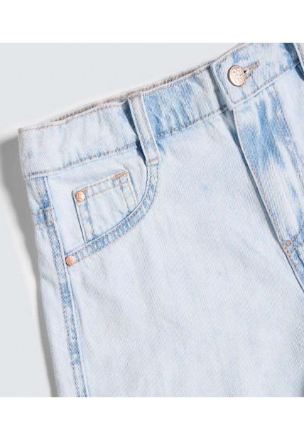 Short Para Niña  Color Azul Claro Marca Ostu #90190046