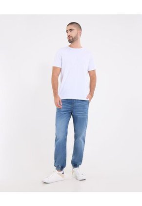 Jean  Para Hombre Jogger Color Azul Marca Ostu #60160457