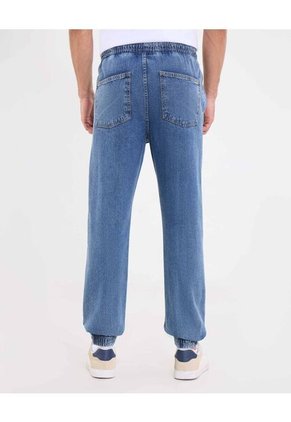 Jean  Para Hombre Jogger Color Azul Marca Ostu #60160457