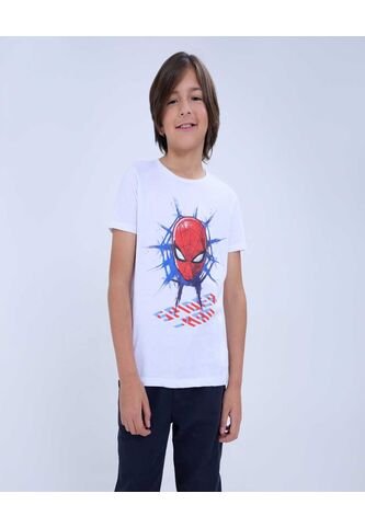 Camiseta Estampada Spider-Man  De Infantil Niño #80090244 Ostu