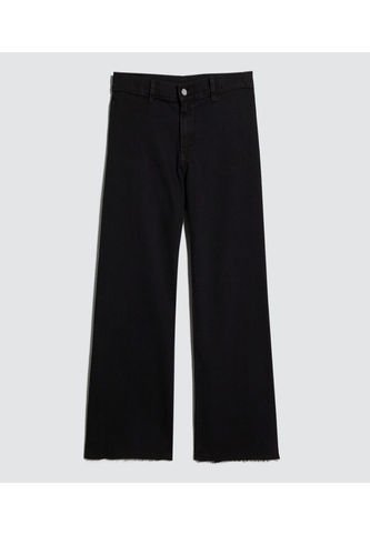 Jean Para Niña Culotte Color Negro Marca Ostu #90160086 Ostu