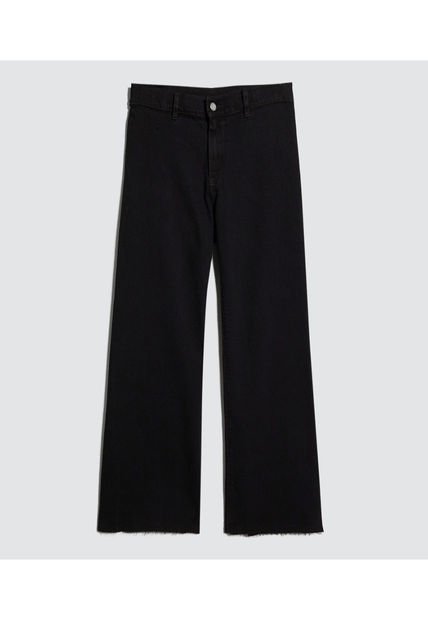 Jean Para Niña Culotte Color Negro Marca Ostu #90160086