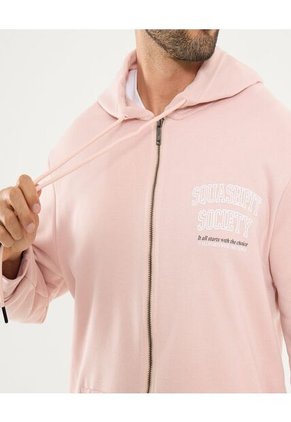Buzo Para Hombre Zipper Color Rosa Marca Ostu #60060503