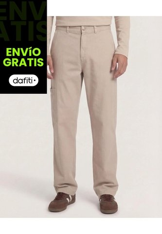 Pantalón  Para Hombre Moda Color Beige Marca Ostu #60070528 Ostu