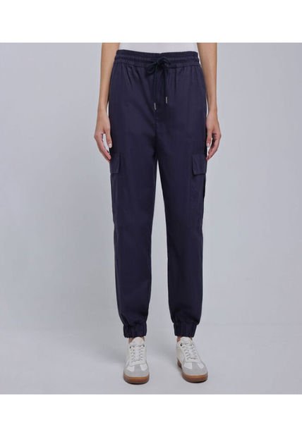 Pantalon Para Mujer Jogger Color Azul  Marca Ostu #40070670